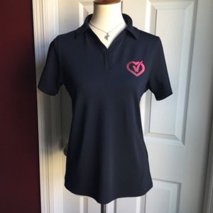 Under Armour Black Loose Fit Polo Shirt